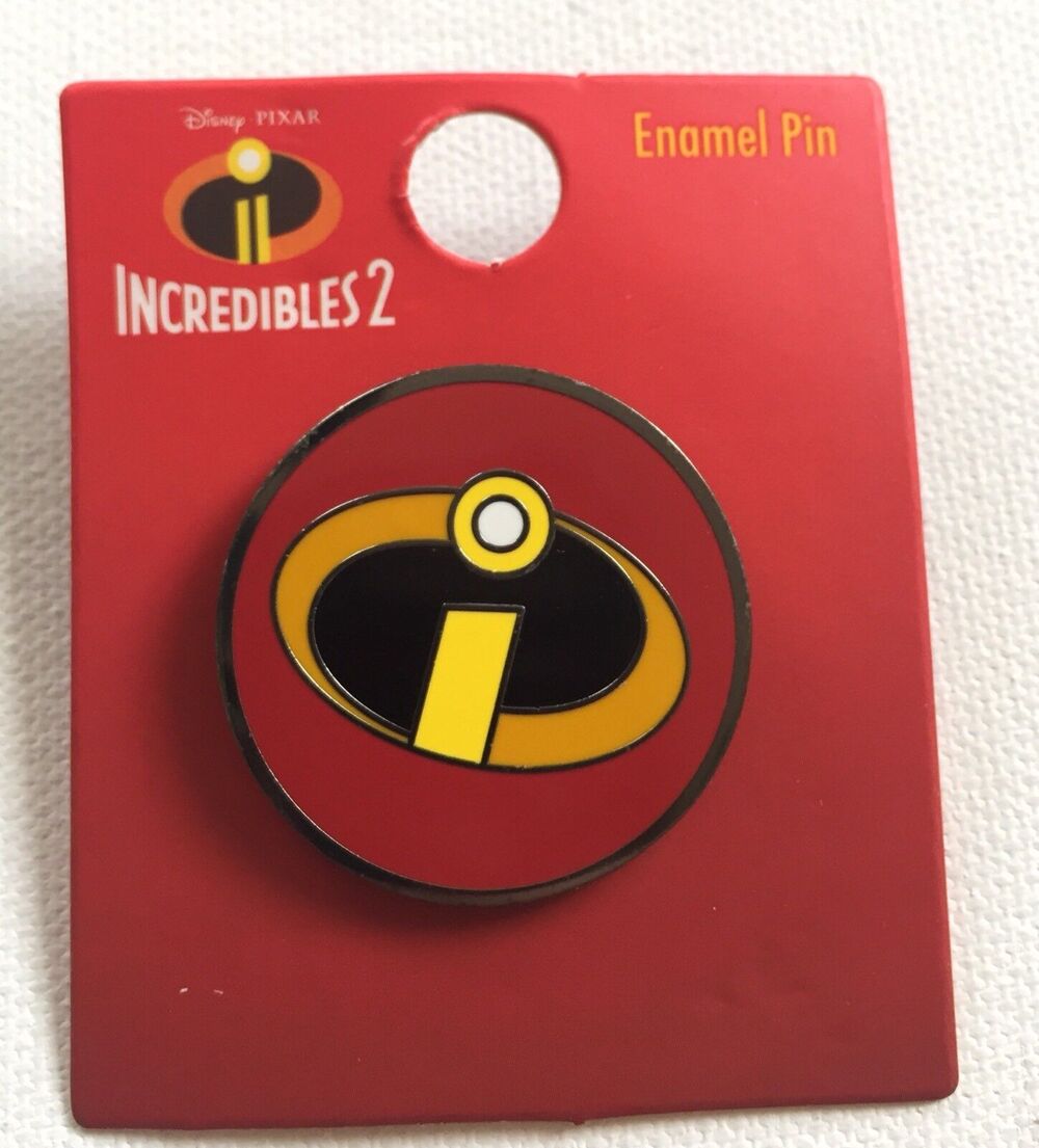 Disney Loungefly The Incredibles 2 Enamel Trading Pin Mr. Incredible Logo Pixar